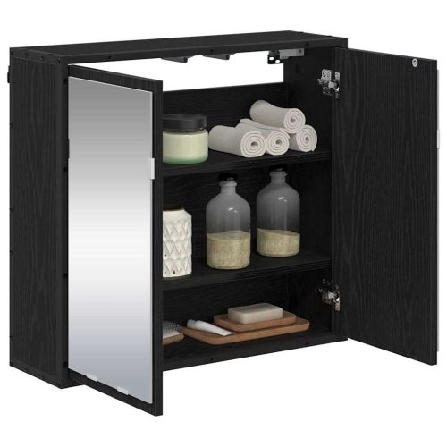 Стенен рафт Черния дъб 65 x 20 x 60 см