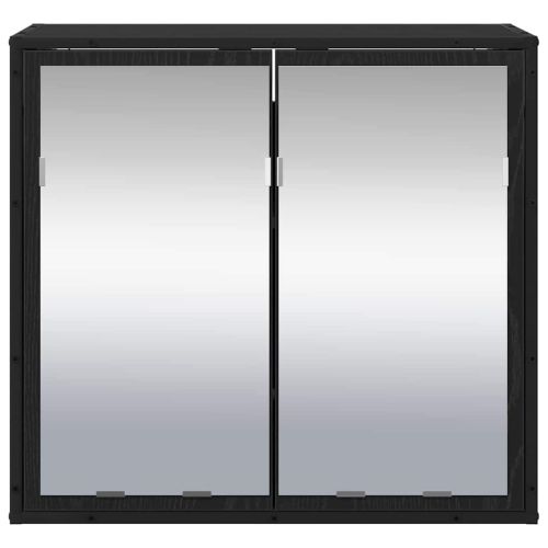 Стенен рафт Черния дъб 65 x 20 x 60 см
