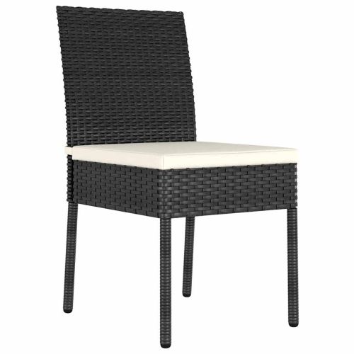 Комплект за хранене в градината 7 pcs Черно