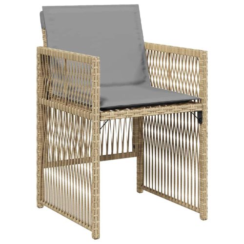 Комплект за хранене в градината 5 pcs Бежово