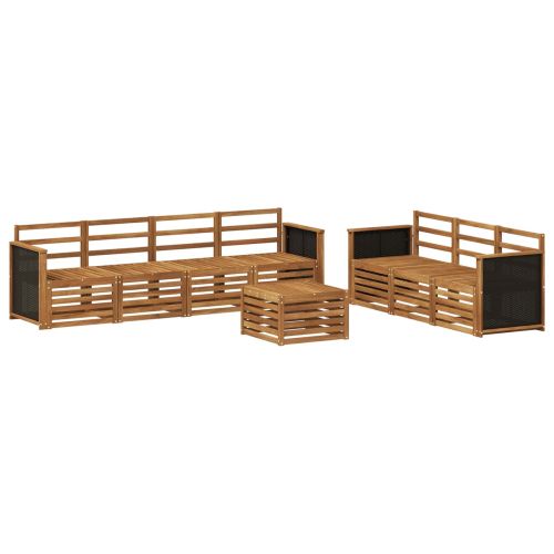 Комплекти дивани 8 pcs Солидно акациево дърво