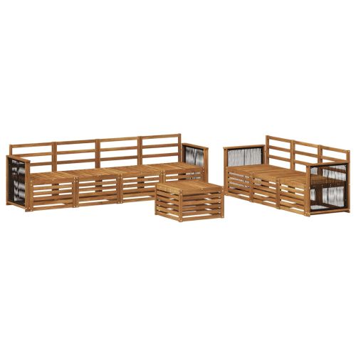 Комплекти дивани 8 pcs Солидно акациево дърво