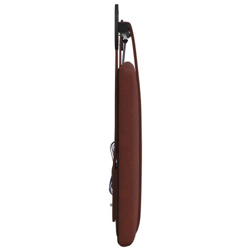 Табла за легло висяща Лъскаво кафяво Антично PU
