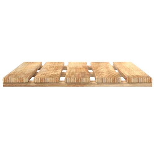Плочка за decking 30 pcs Кафяво 50 x 50 cm