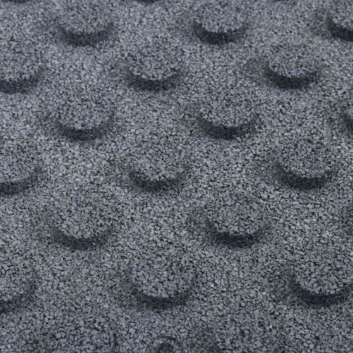 Плочки за защита при падане 12 pcs Сиво 50 x 50 cm Каучук