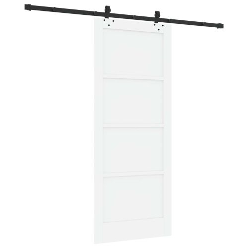 Преплъзваща се врата ORKDAL 83 x 202 см Бяло