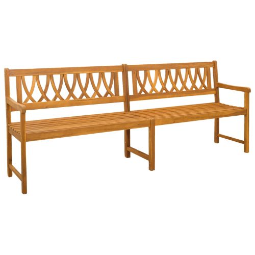 Външна пейка Натурално 220 x 55,5 x 90 см
