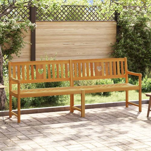 Външна пейка Натурално 220 x 55,5 x 90 см