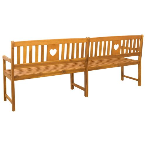 Външна пейка Натурално 220 x 55,5 x 90 см