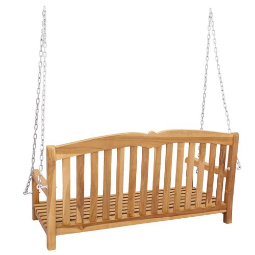 Люлееща се пейка тип мида 114 x 60 x 60,5 см