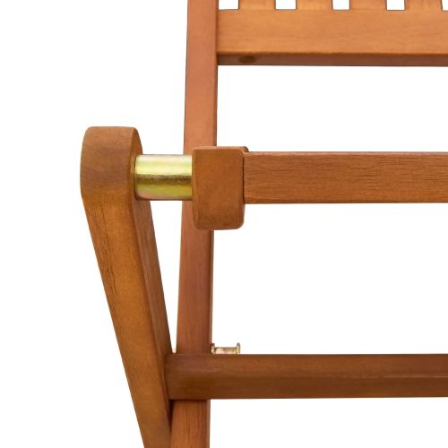 Детска пейка 1 -Seater 61 x 38 x 57 см Плътно евкалиптово дърво