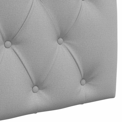 Табла за легло висяща Облачно сиво Текстил