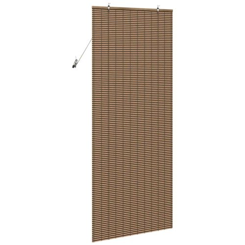 Ролетна щора С завеси Кафяво 80 x 220 cm бамбук