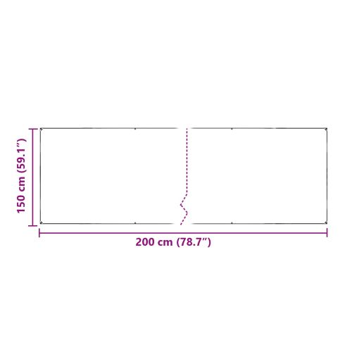 Тарапо 350 gsm Прозрачен 2 x 1,5 м ПВЦ
