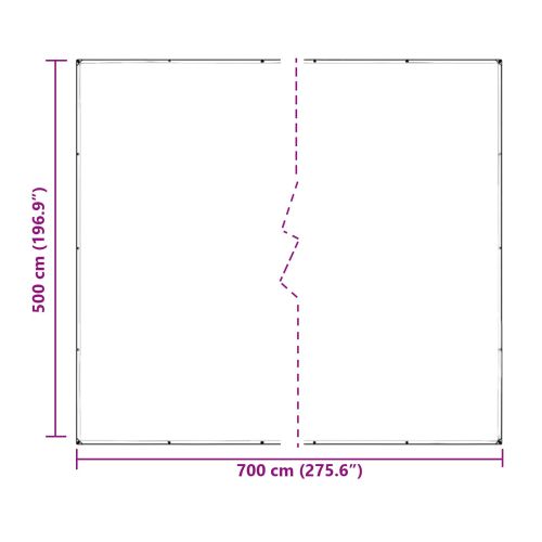 Тарапо 350 gsm Прозрачен 7 x 5 m ПВЦ