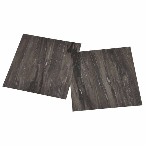 Самозалепващи дъски за настилка Тъмносиво 30,5 x 30,5 см 20 бр.