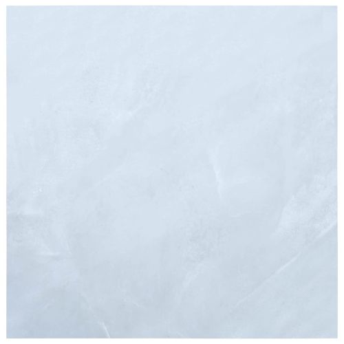 Самозалепващи дъски за настилка Бял мрамор 30,5 x 30,5 см