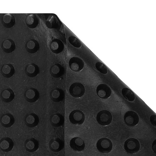 Оребрена дренажна плоча Черно 0,5 x 10 м HDPE