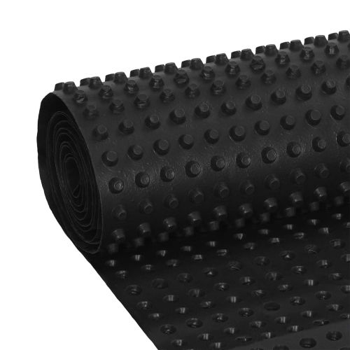 Оребрена дренажна плоча Черно 0,5 x 10 м HDPE