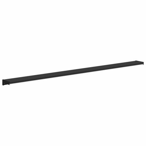 Перваз за прозорец Черен с дървесен фибър 160 x 10 x 4,5 см ПВЦ