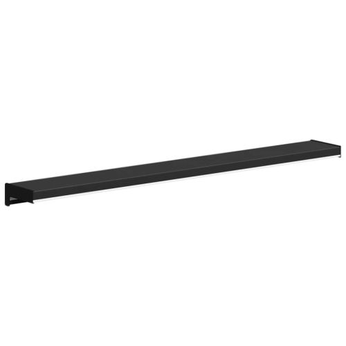 Перваз за прозорец Черен с дървесен фибър 80 x 15 x 4,5 см ПВЦ
