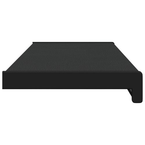 Перваз за прозорец Черен с дървесен фибър 60 x 25 x 4,5 см ПВЦ