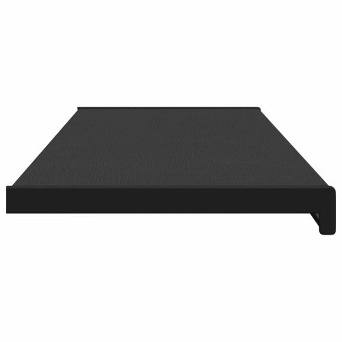 Перваз за прозорец Черен с дървесен фибър 140 x 30 x 4,5 см ПВЦ