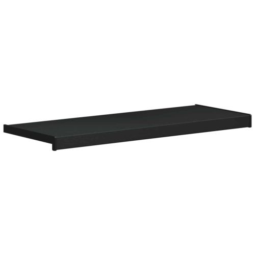 Перваз за прозорец Черен с дървесен фибър 100 x 35 x 4,5 см ПВЦ