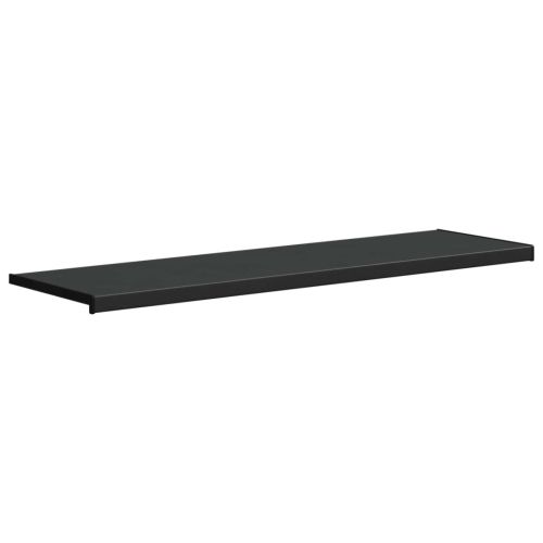 Перваз за прозорец Черен с дървесен фибър 140 x 45 x 4,5 см ПВЦ
