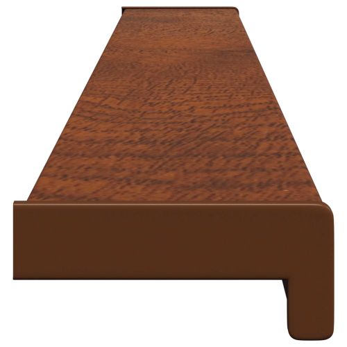 Перваз за прозорец Кафяво дърво 120 x 10 x 4,5 см ПВЦ