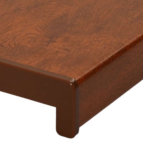 Перваз за прозорец Кафяво дърво 100 x 15 x 4,5 см ПВЦ