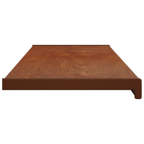 Перваз за прозорец Кафяво дърво 140 x 35 x 4,5 см ПВЦ