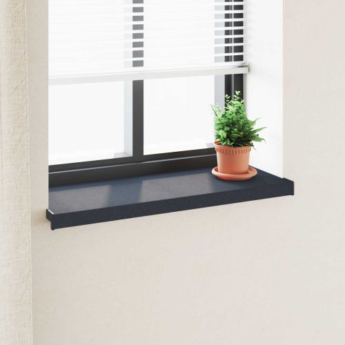 Перваз за прозорец Антрацитен с дървесен фибър 80 x 35 x 4,5 см
