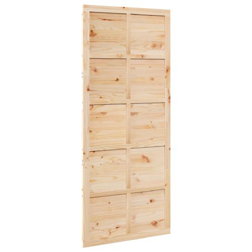 Врата за плевня Натурално 80 x 2,5 x 208 см