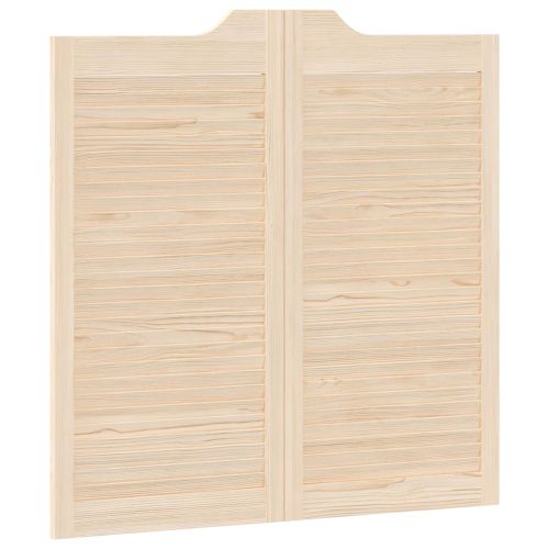 Врати с люлеещо се отваряне 2 pcs Натурално