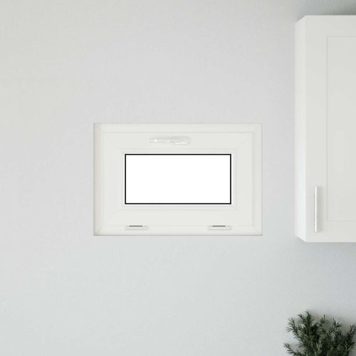 Прозорец за мазе RISOR 60 x 40 cm PVC и стъкло Антрацит
