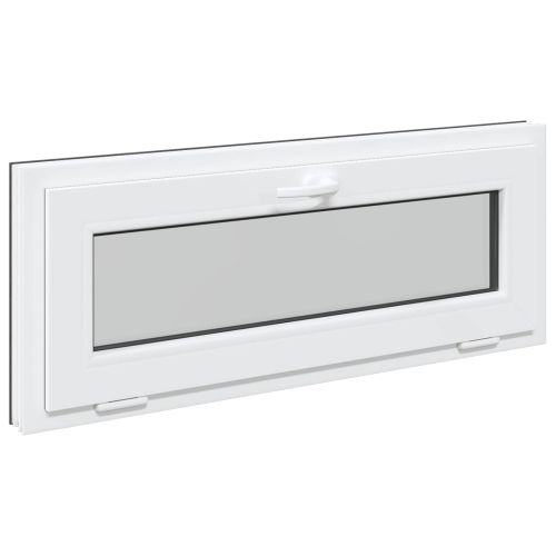 Прозорец за мазе RISOR 100 x 40 cm PVC и стъкло Антрацит