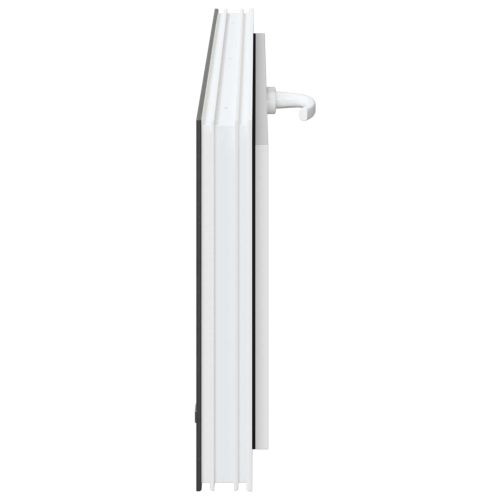 Прозорец за мазе RISOR 110 x 40 cm PVC и стъкло Антрацит