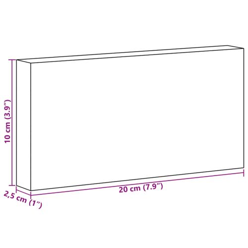 Солени камъни 10 pcs Розово 20 x 2,5 x 10 см Солена скала