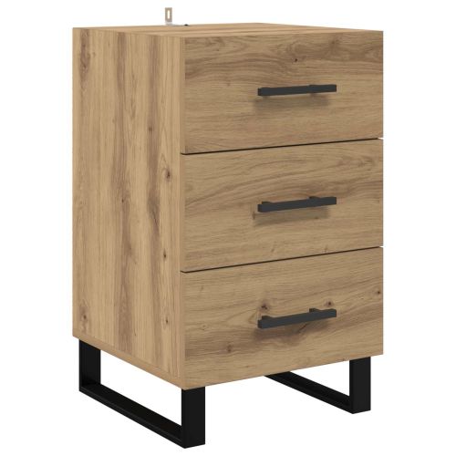 Нощен шкаф с чекмедже Дъб 40 x 40 x 66 см Инженерно дърво