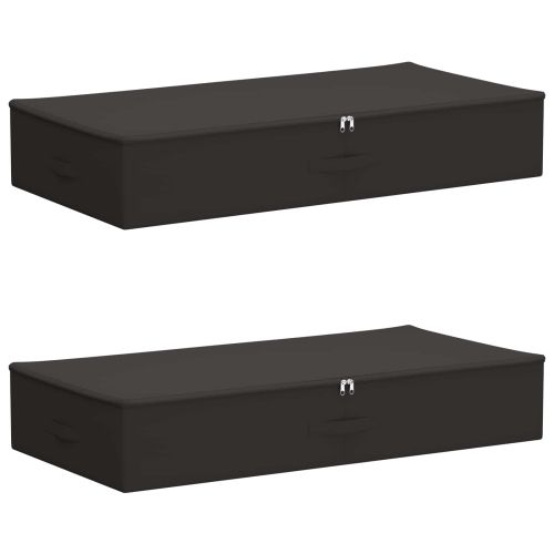 Кутия за съхранение 2 pcs Антрацит 90 x 48 x 15 см