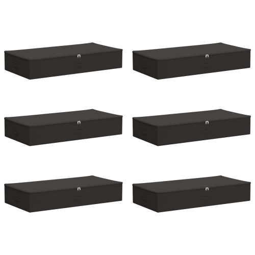 Кутия за съхранение 6 pcs Антрацит 100 x 50 x 18 см