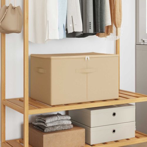 Кутия за съхранение 24 pcs Кремаво 55 х 35 х 32 см