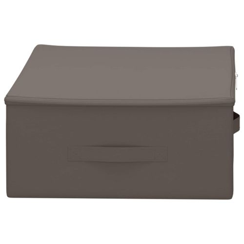 Кутия за съхранение 24 pcs Сиво 70 x 40 x 18 см Нетъкан текстил
