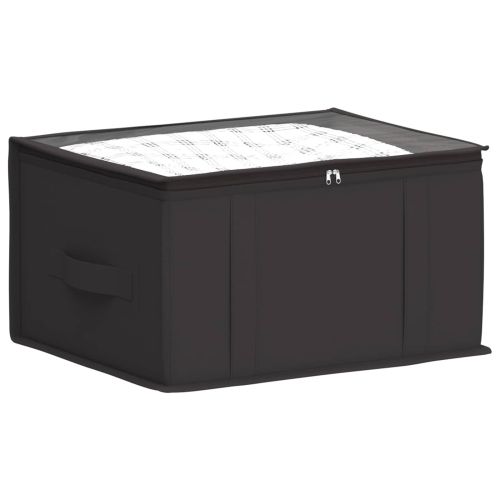 Кутия за съхранение с прозрачна горна част 2 pcs Антрацит