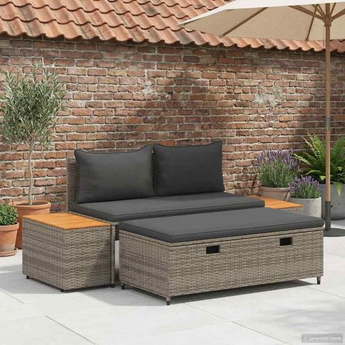 Комплект дивани за открито 4 -Seater 4 pcs 55 x 30 x 39 см