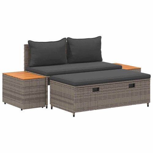 Комплект дивани за открито 4 -Seater 4 pcs 55 x 30 x 39 см