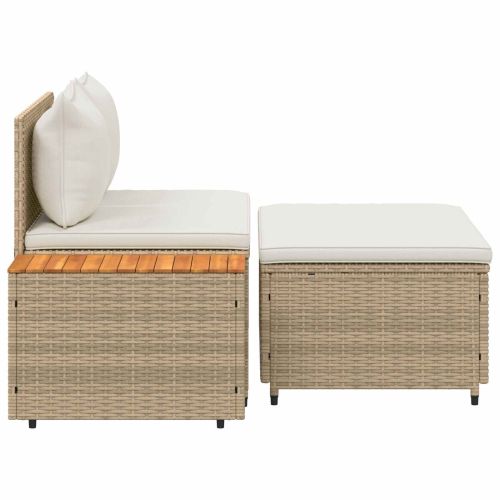 Комплект дивани за открито 4 -Seater 4 pcs 55 x 30 x 39 см
