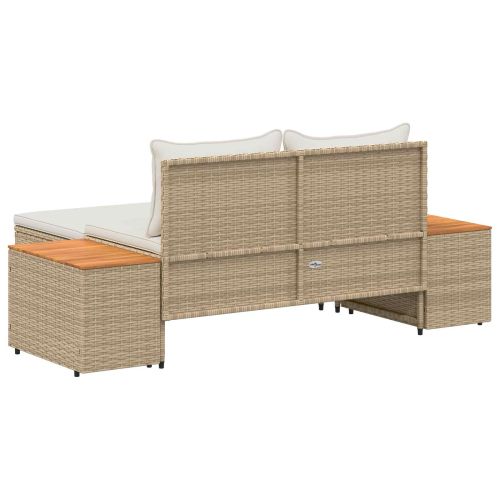 Комплект дивани за открито 4 -Seater 4 pcs 55 x 30 x 39 см