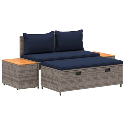 Комплект дивани за открито 4-Брой места 4 pcs 55 x 30 x 39 см